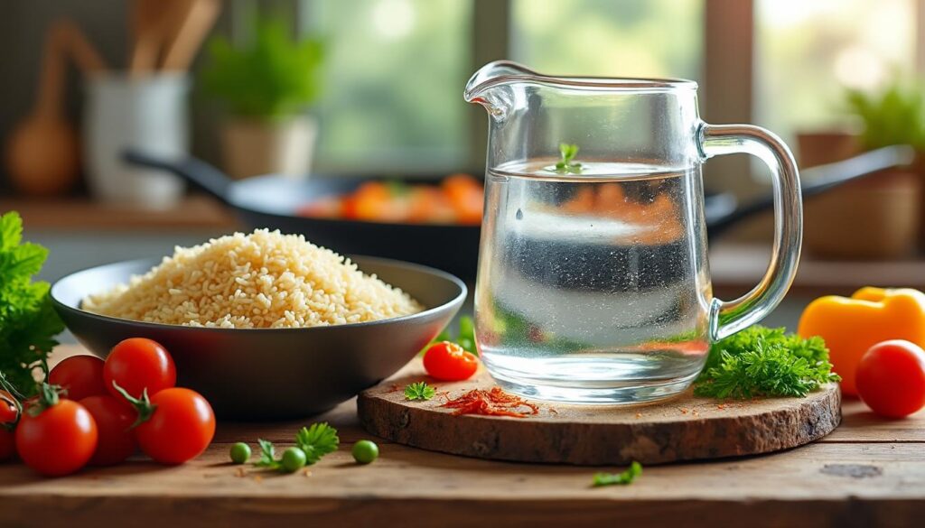 découvrez combien d'eau utiliser pour 1 kg de riz à paella grâce à notre guide pratique, pour réussir parfaitement votre plat traditionnel espagnol.