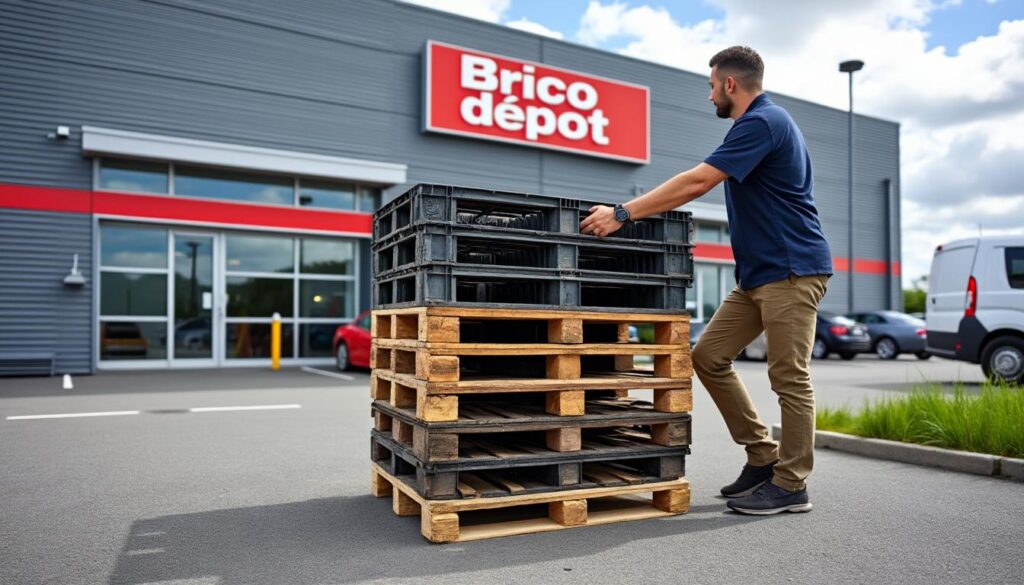 découvrez où et comment récupérer facilement une palette en bois gratuite chez brico dépôt pour vos projets de bricolage et de décoration.