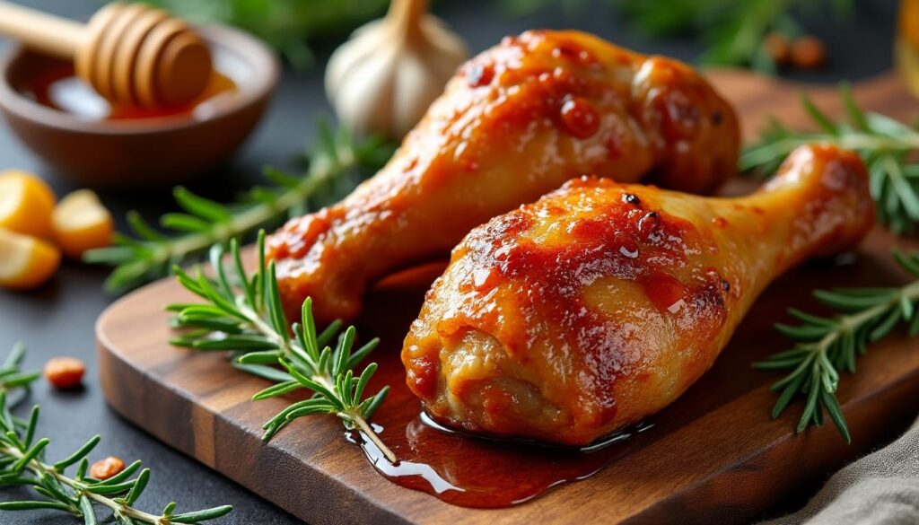 découvrez une recette simple et savoureuse de manchon de canard au four, nappé d'une délicieuse sauce au miel pour un plat tendre et parfumé.