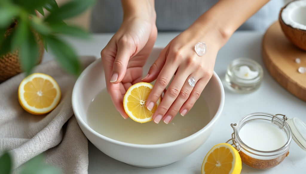 découvrez des méthodes efficaces et naturelles pour enlever facilement le silicone sur les mains, en préservant votre peau.