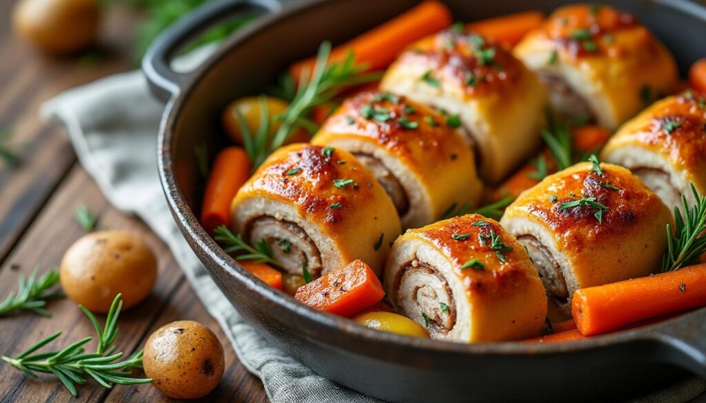 découvrez notre recette simple et rapide de paupiette de porc au four, parfaite pour un repas savoureux et sans prise de tête.