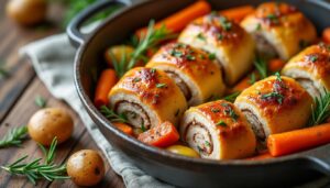 découvrez notre recette simple et rapide de paupiette de porc au four, parfaite pour un repas savoureux et sans prise de tête.