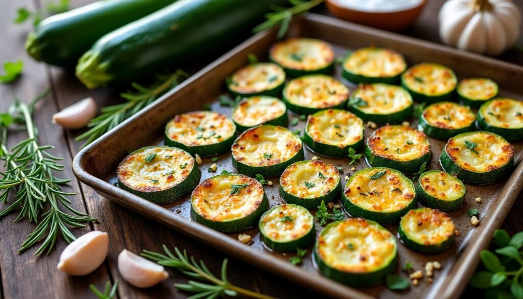découvrez une recette facile et rapide de courgettes au four, croustillantes et savoureuses, parfaite pour un accompagnement léger et gourmand.