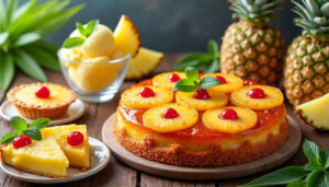 découvrez des recettes faciles et gourmandes à base d'ananas pour sublimer vos desserts et émerveiller vos papilles.