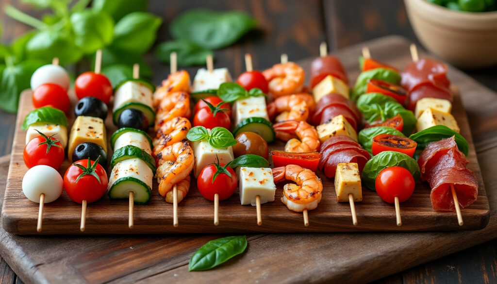découvrez 10 recettes faciles et rapides de brochettes apéro pour régaler vos invités en toute simplicité. idéales pour un apéritif convivial et gourmand.