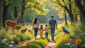 découvrez le parc du touron en dordogne, un lieu idéal pour une balade nature en famille où petits et grands pourront observer des animaux dans un cadre naturel et convivial.