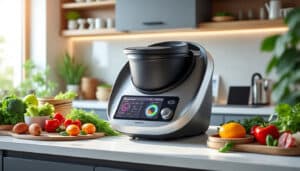 découvrez le thermomix tm7, le nouveau robot cuiseur connecté alliant puissance et innovation pour simplifier toutes vos préparations culinaires.