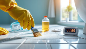découvrez combien de temps laisser agir l'acide chlorhydrique sur le carrelage pour un nettoyage efficace sans abîmer les surfaces.