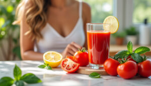 découvrez les bienfaits du jus de tomate : ses nutriments et antioxydants contribuent à soutenir la santé, l’éclat de la peau et le cœur.