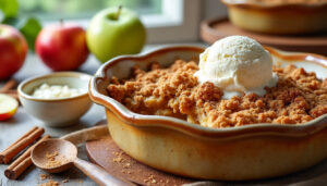 préparez un crumble aux pommes facile et gourmand grâce à notre guide rapide : des pommes fondantes, une pâte croustillante et un dessert prêt en un rien de temps.